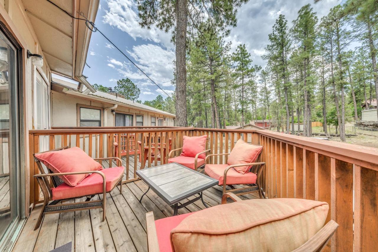 Ruidoso Home With Balcony About 16 Mi To Ski Apache! Bagian luar foto